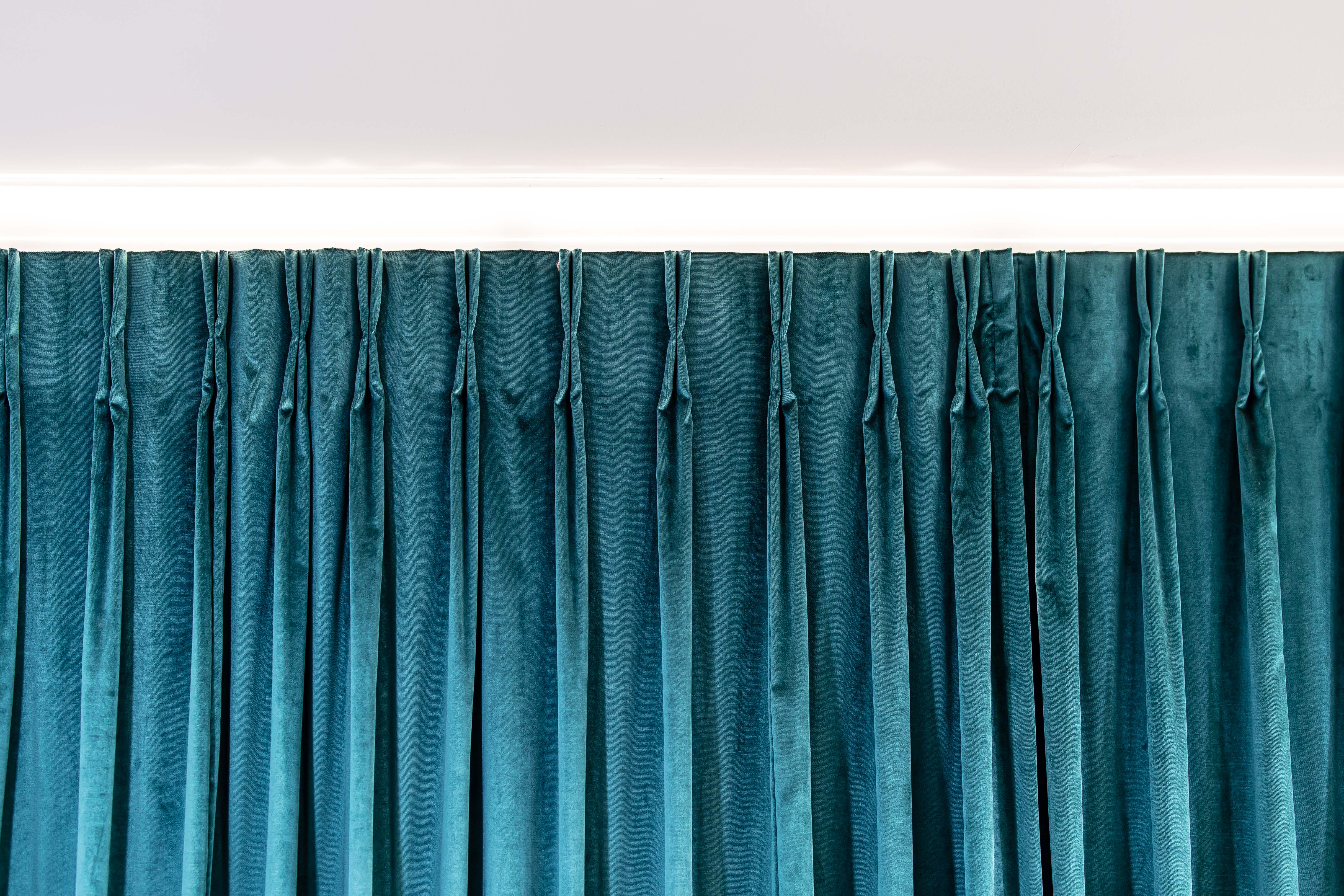 Dutch pleat curtains